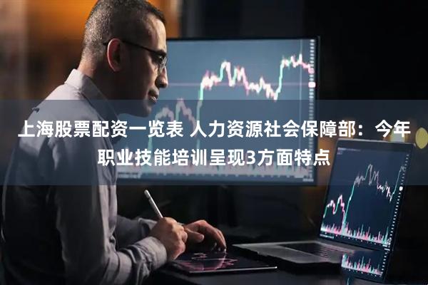 上海股票配资一览表 人力资源社会保障部：今年职业技能培训呈现3方面特点