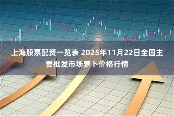 上海股票配资一览表 2025年11月22日全国主要批发市场萝卜价格行情